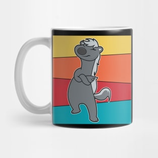 Colorful Badger Mug